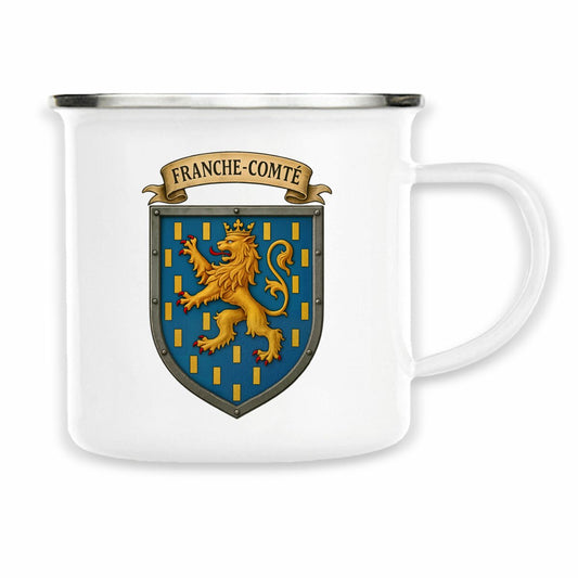Mug métal Franche-Comté 300 ml - face_blanc