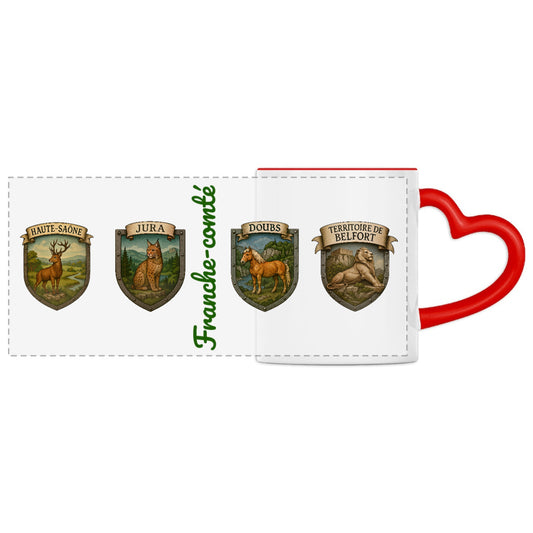 Mug cœur Franche-Comté – Blasons des 4 départements - face_0