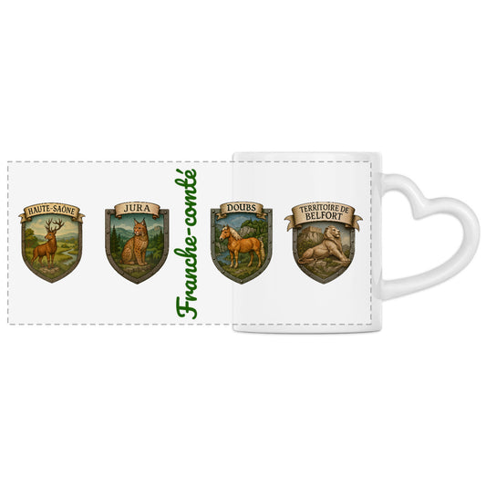 Mug cœur Franche-Comté – Blasons des 4 départements - face_1