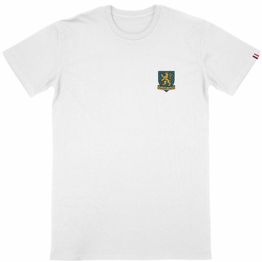T-shirt Homme Made in France - Blason du Doubs Jurakraft - face_blanc